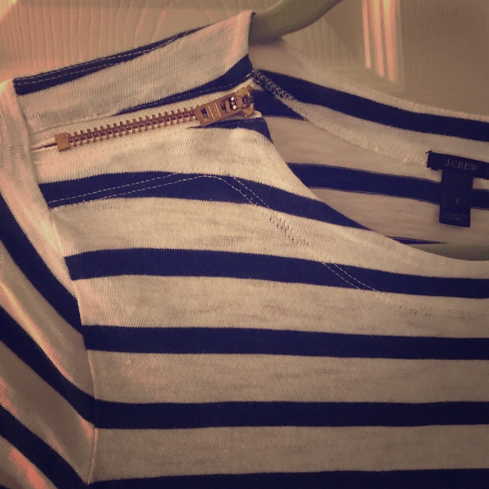 J. Crew Striped long sleeve tee